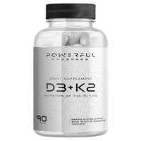 Вітаміни та мінерали Powerful Progress D3+K2, 90 капсул
