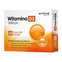 Вітаміни та мінерали Activlab Pharma Vitamin D3 50 mcg (2000 IU), 60 капсул
