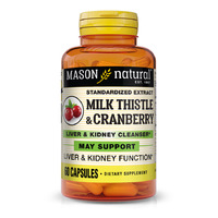 Mason Natural Milk Thistle/Cranberry Standardized Extract, 60 капсул