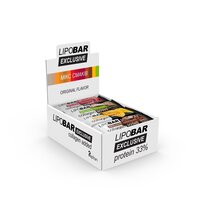 Батончик Lipobar Exclusive Protein Bar БЛОК, 20*50 грамм - MIX №1